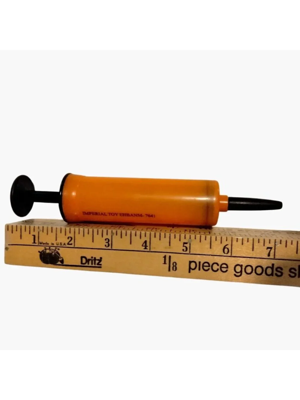 Manual Balloon Inflator Hand Pump Party Decoration Tool Orange Black